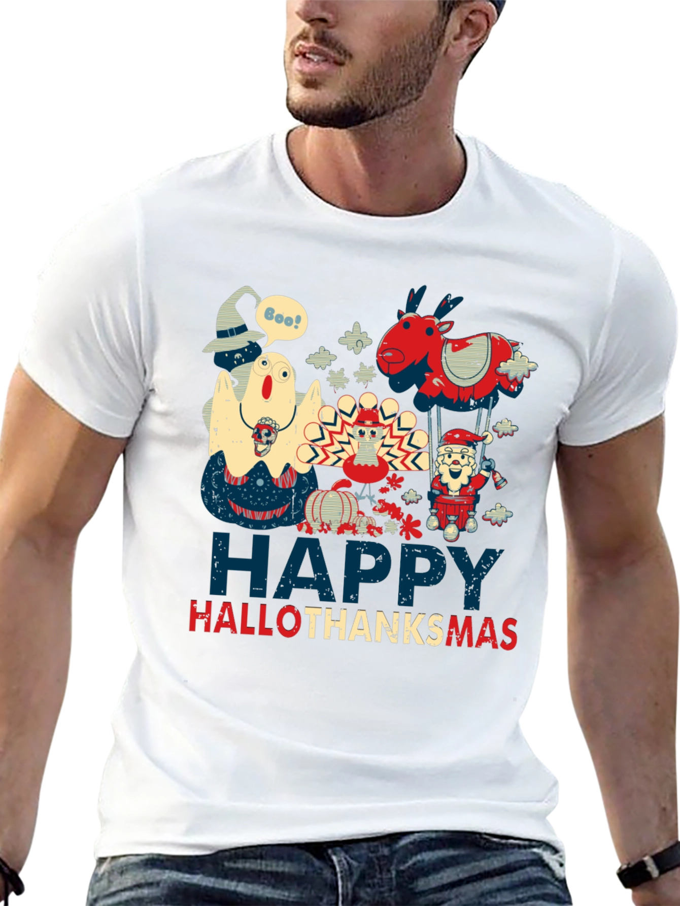 Happy Hallothanksmas T-Shirt