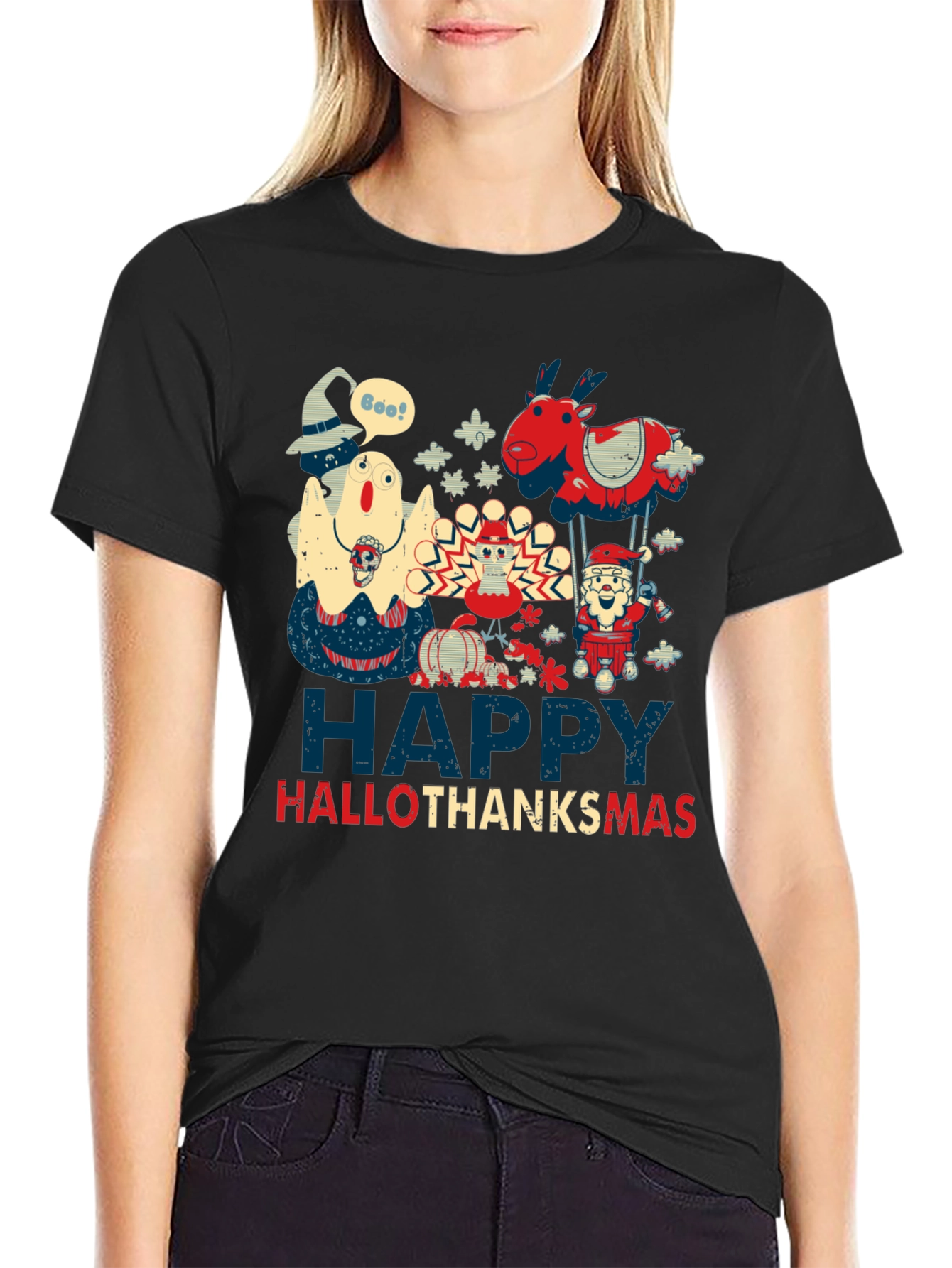 Happy Hallothanksmas T-Shirt
