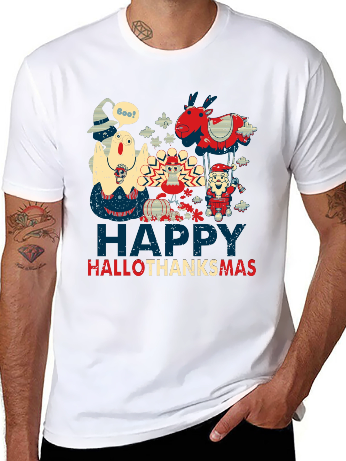 Happy Hallothanksmas T-Shirt