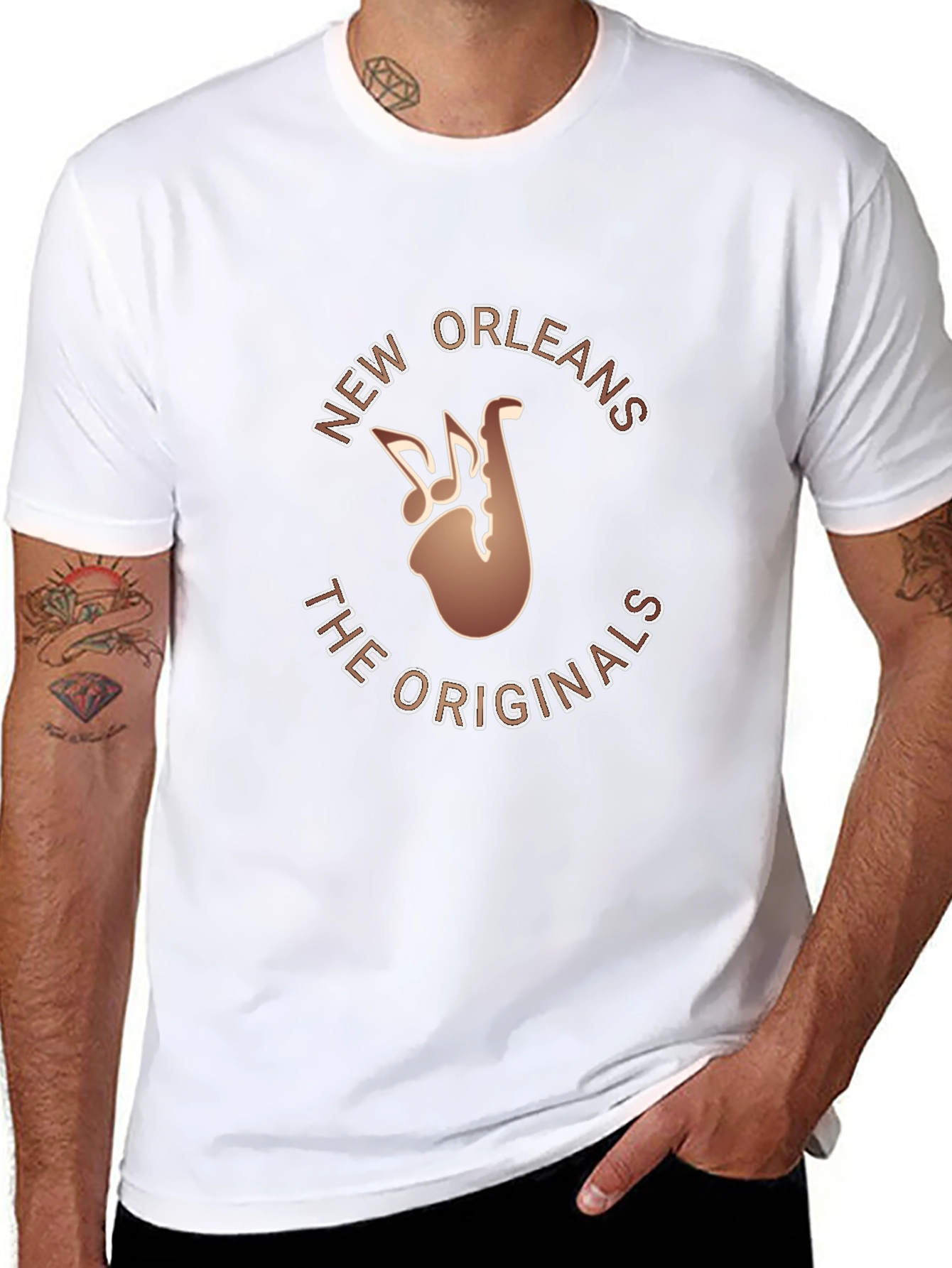 New Orleans Music Originals Black Graphic Tee