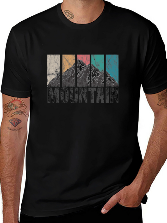Retro Mountain Graphic T-Shirt