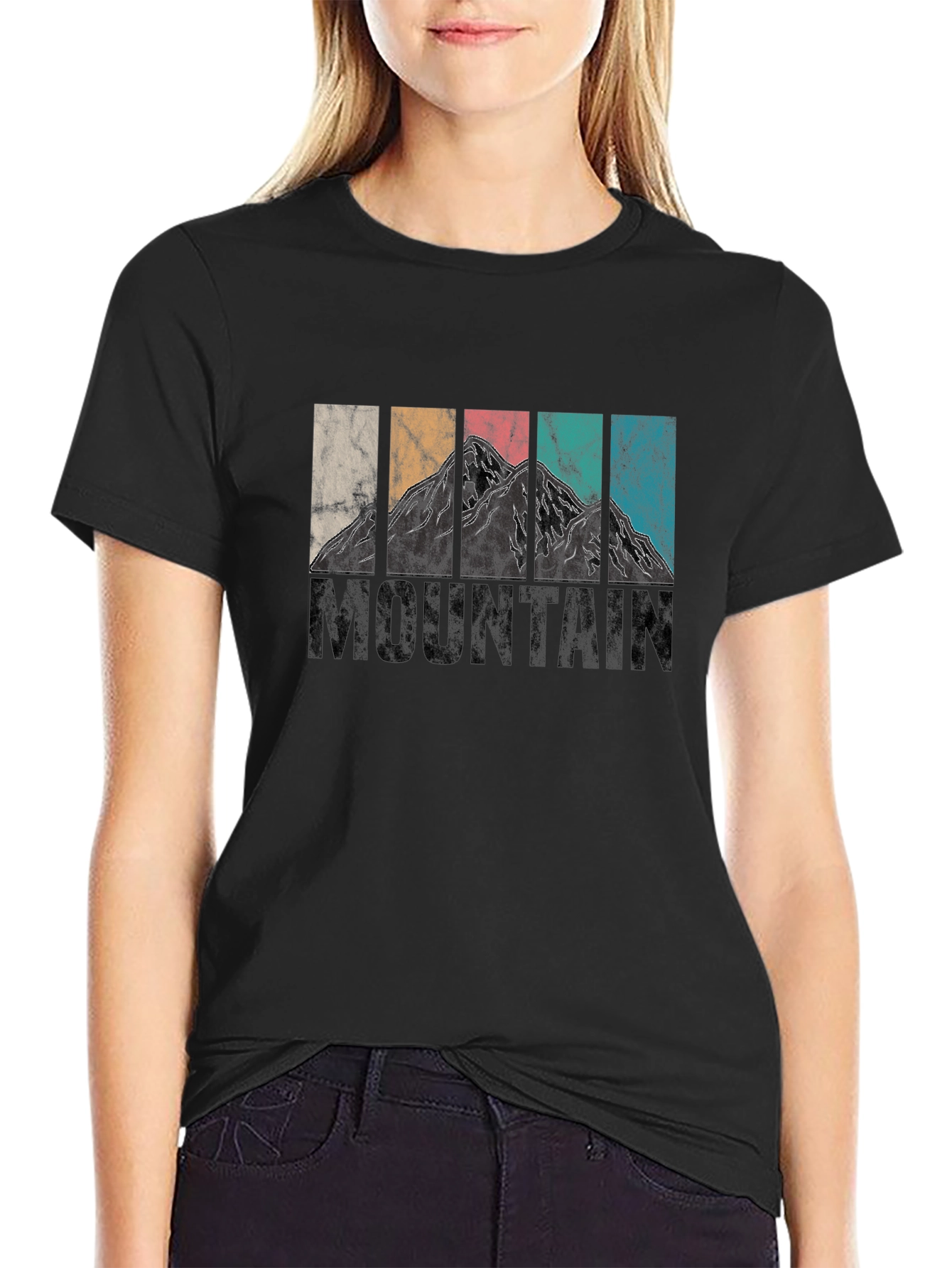 Retro Mountain Graphic T-Shirt