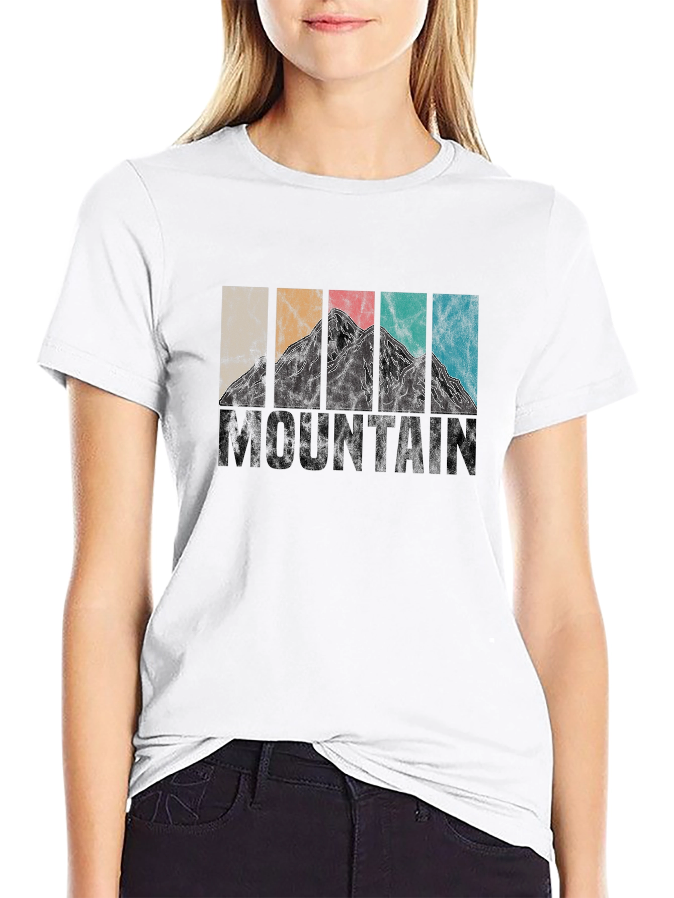 Retro Mountain Graphic T-Shirt
