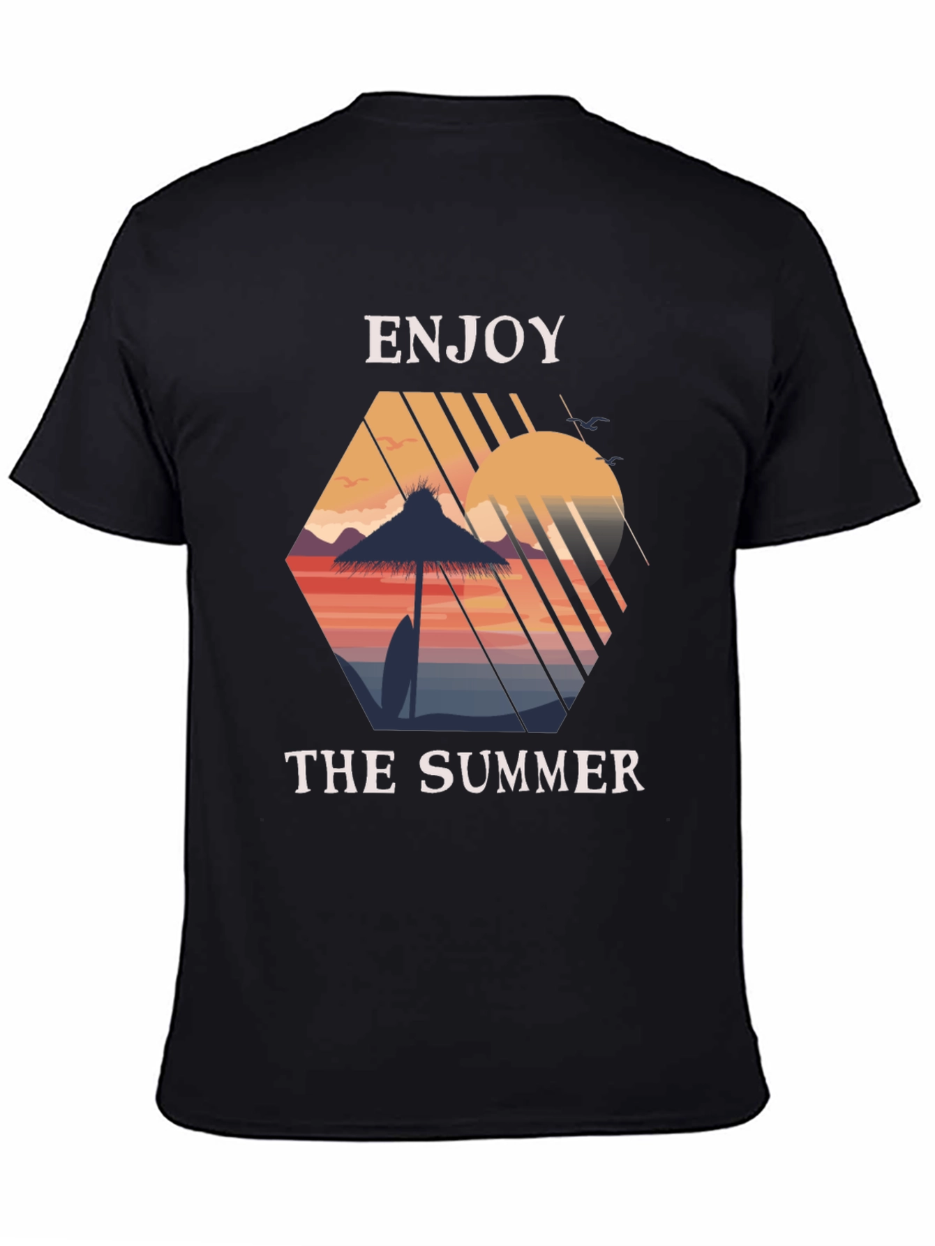 Enjoy the Summer Graphic T-Shirt - Beach Vibes