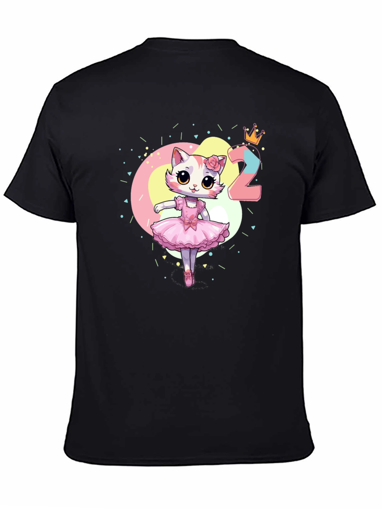 Birthday Girl Cat T-Shirt - Second Birthday Tee