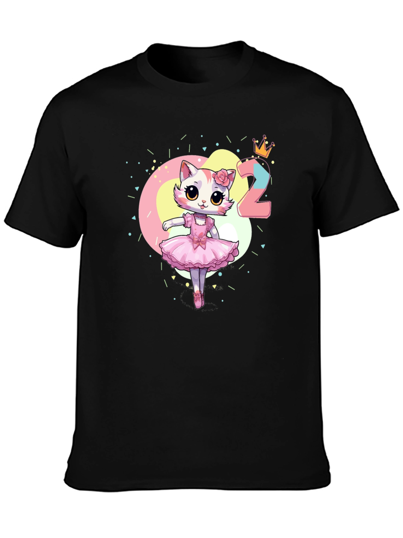 Birthday Girl Cat T-Shirt - Second Birthday Tee