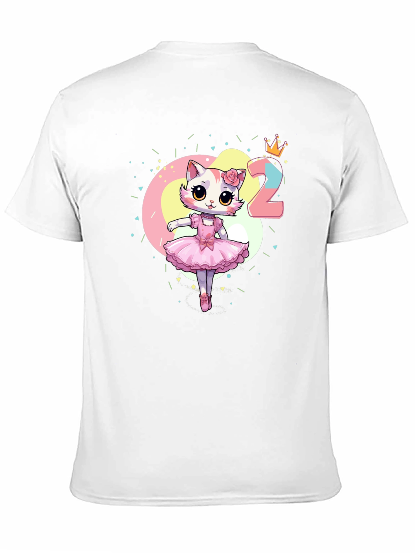 Birthday Girl Cat T-Shirt - Second Birthday Tee