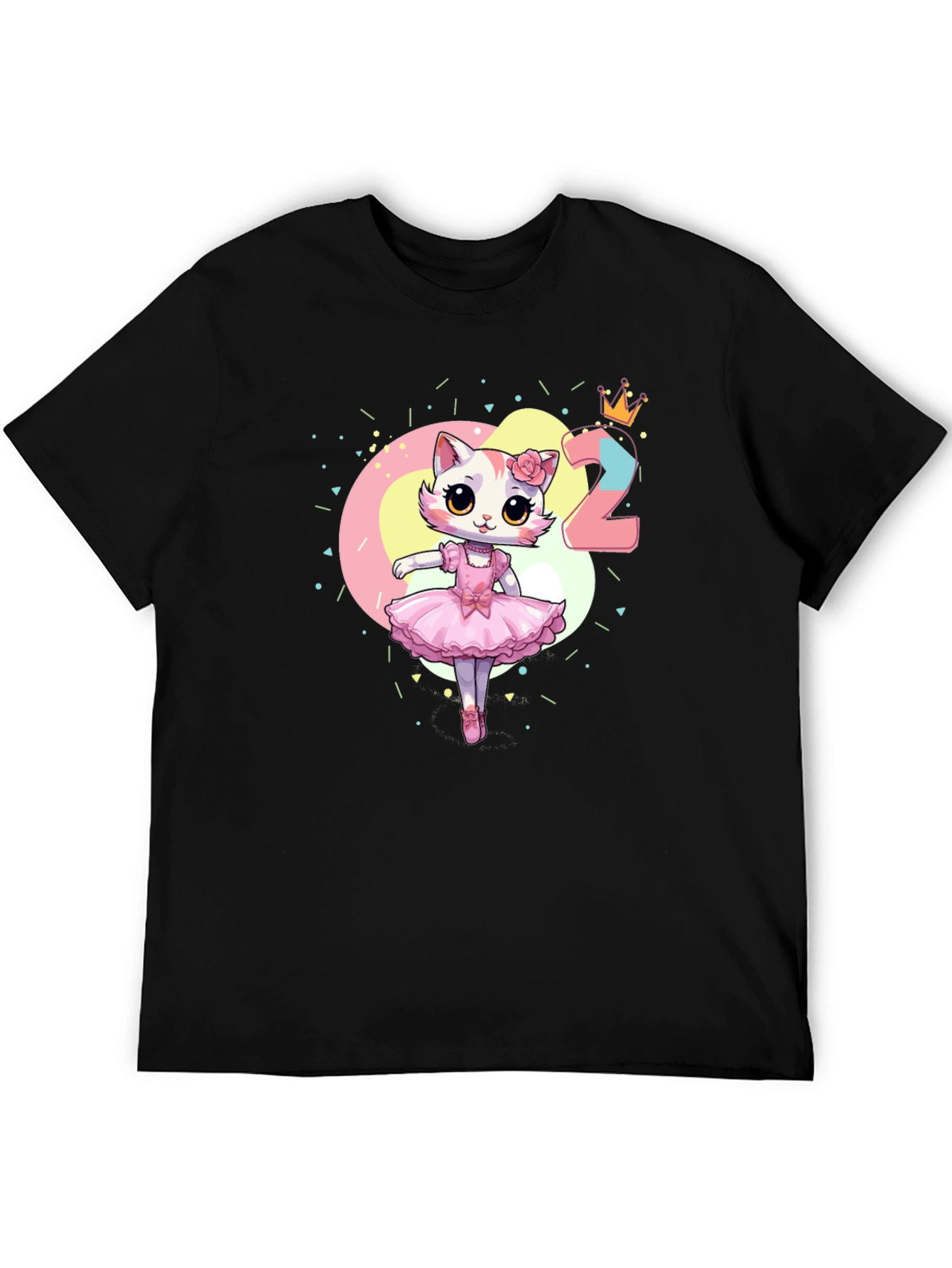 Birthday Girl Cat T-Shirt - Second Birthday Tee
