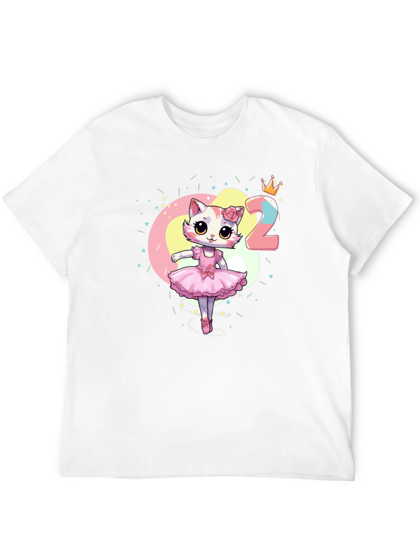 Birthday Girl Cat T-Shirt - Second Birthday Tee
