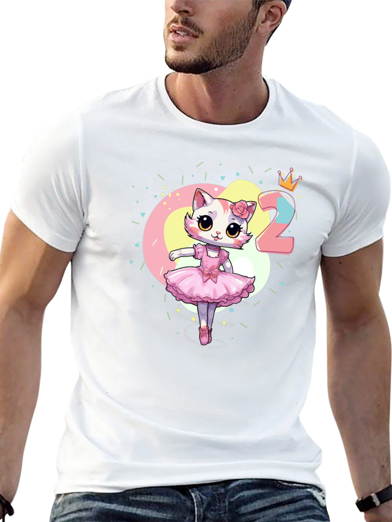 Birthday Girl Cat T-Shirt - Second Birthday Tee