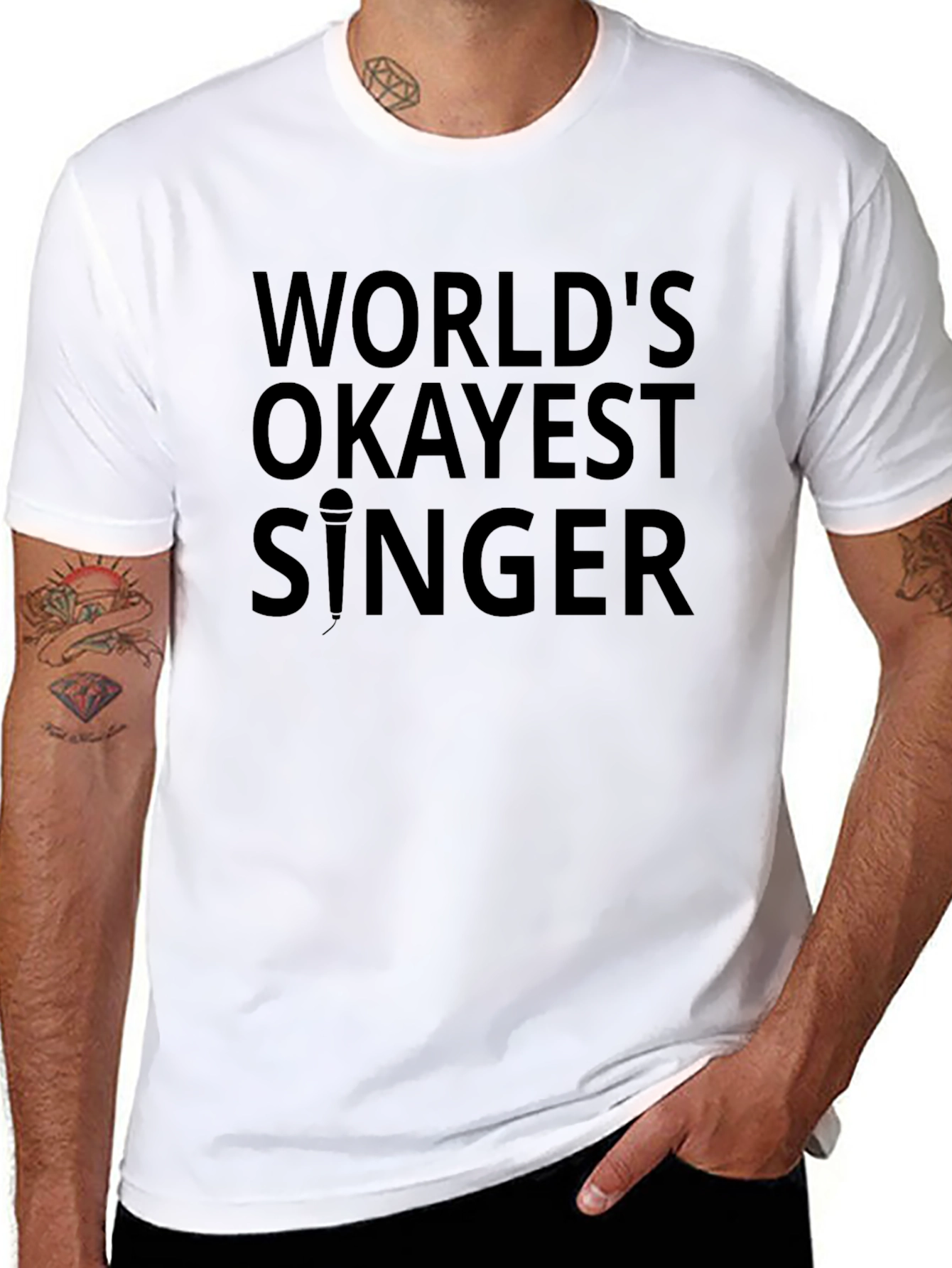 Worlds Okayest Singer Graphic Tee