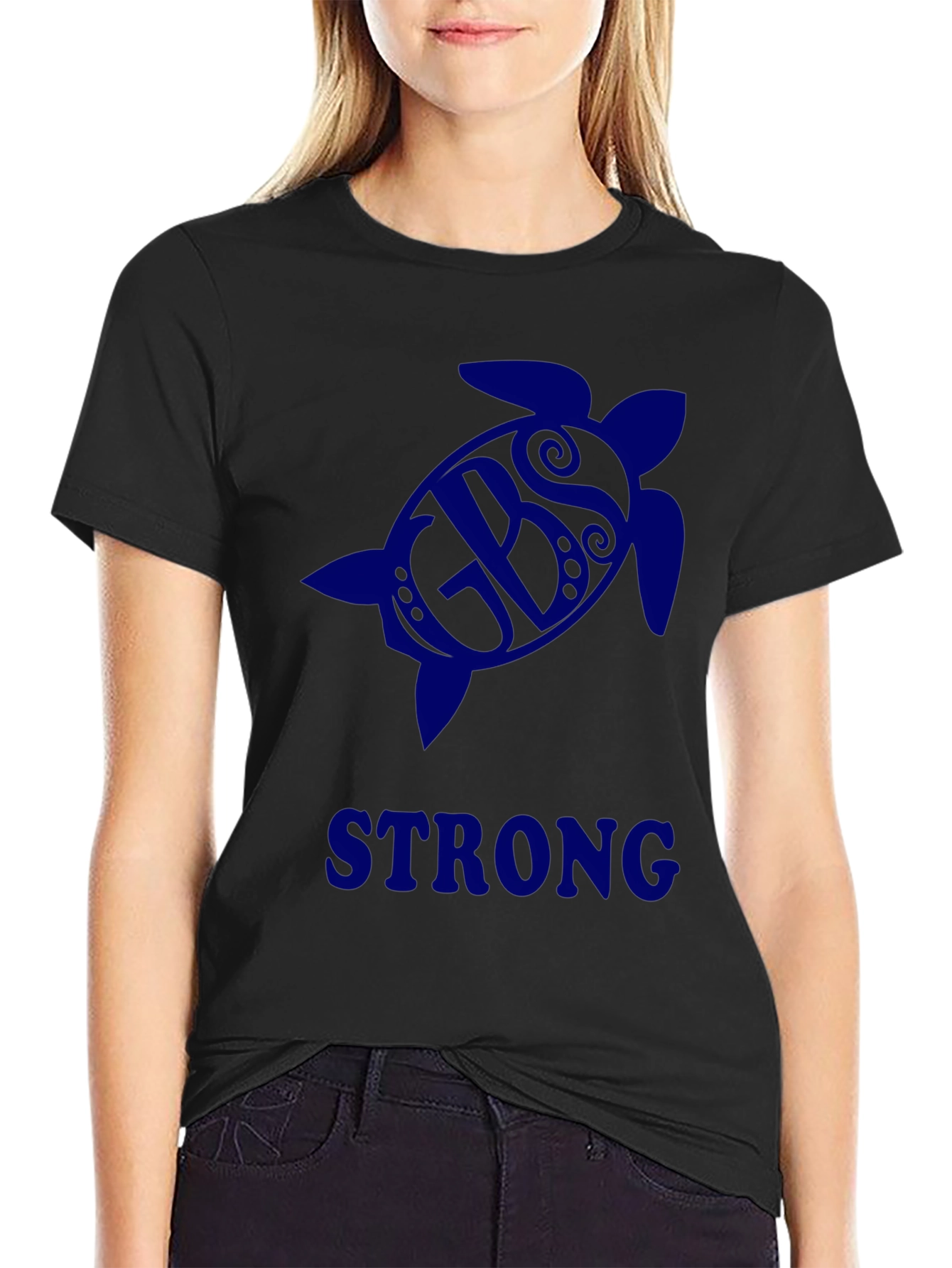 Turtle GBS Strong Black T-Shirt