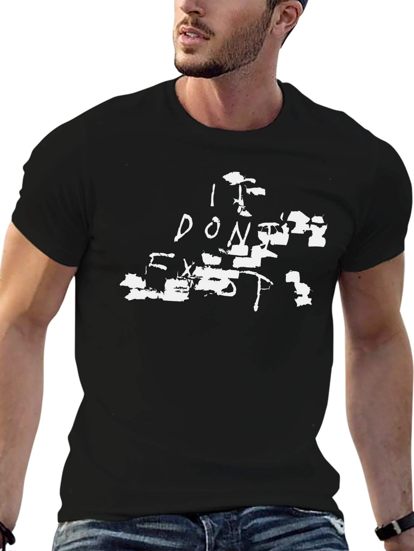 I Dont Exist - Black Graphic Tee