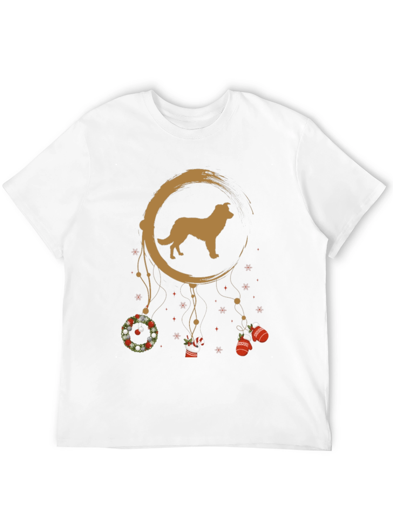 Christmas Dog Dream Catcher Graphic Tee