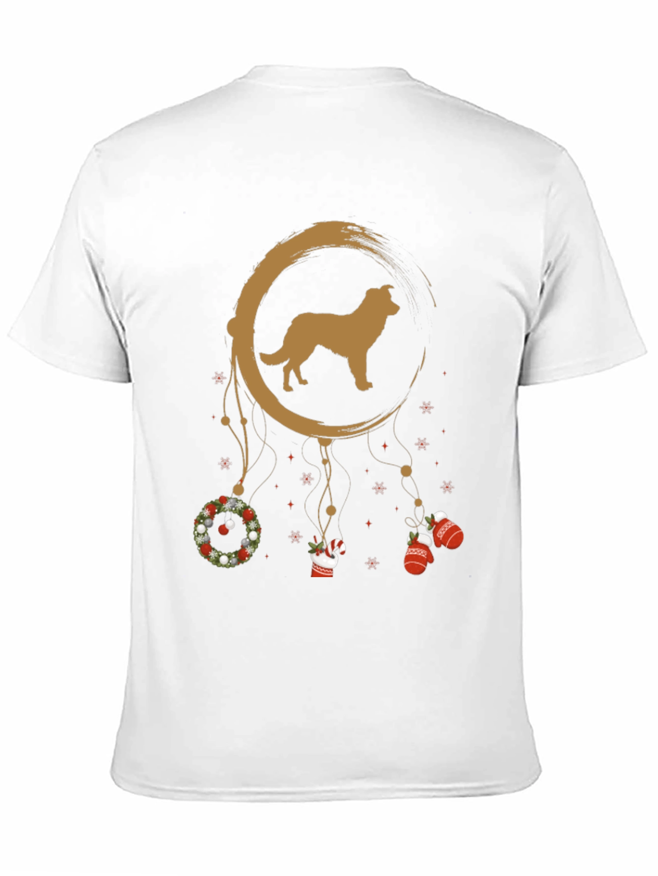 Christmas Dog Dream Catcher Graphic Tee