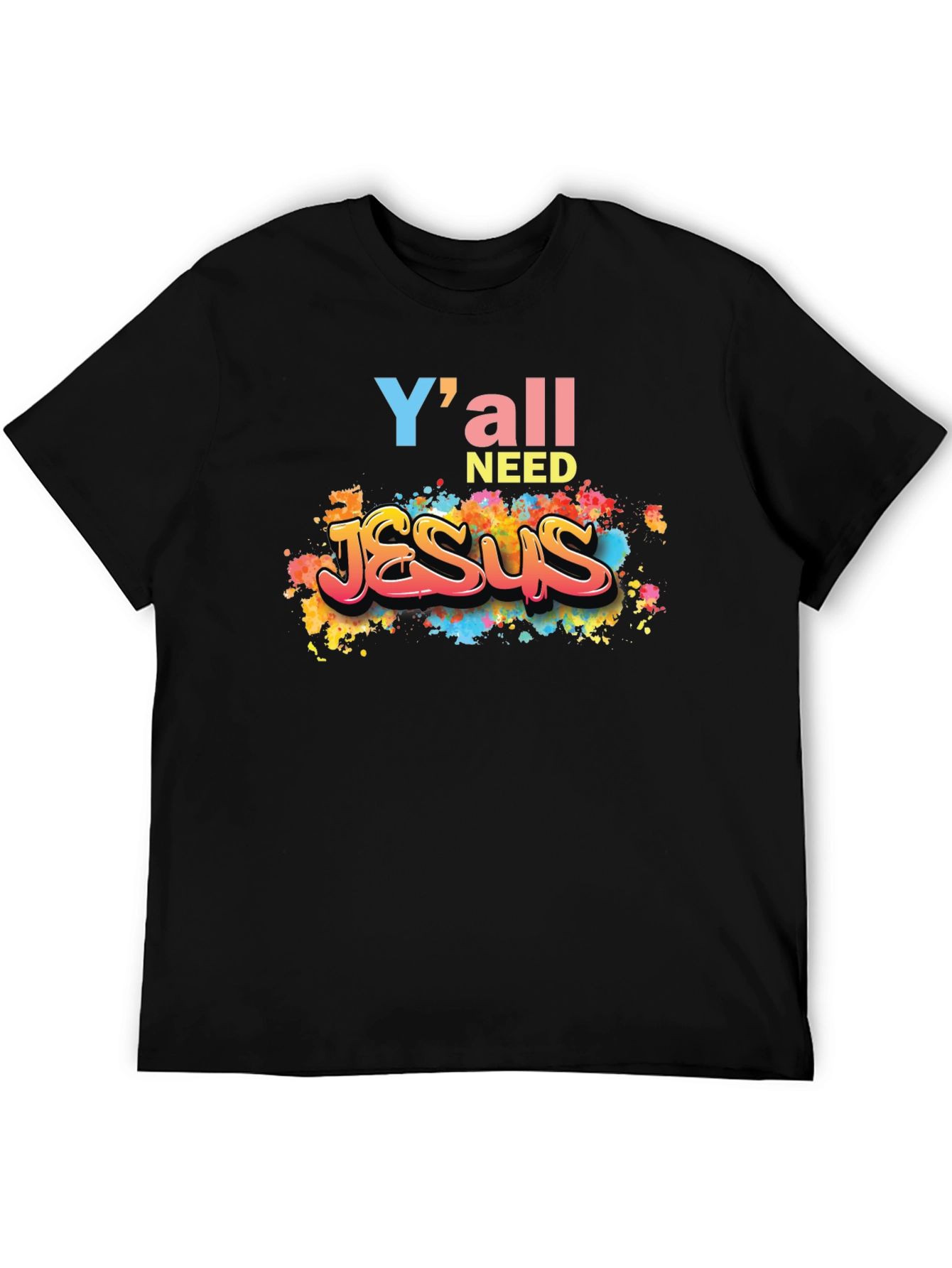 Yall Need Jesus Graphic Tee - Trendy Christian Apparel