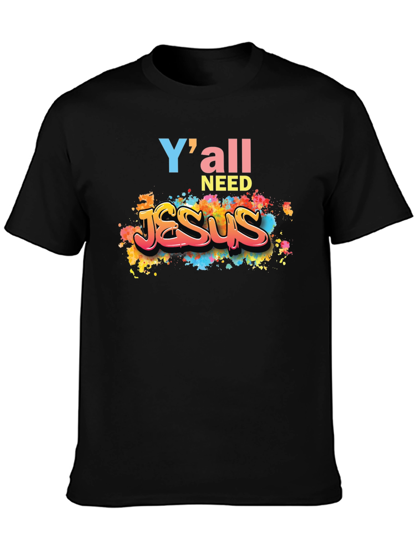 Yall Need Jesus Graphic Tee - Trendy Christian Apparel