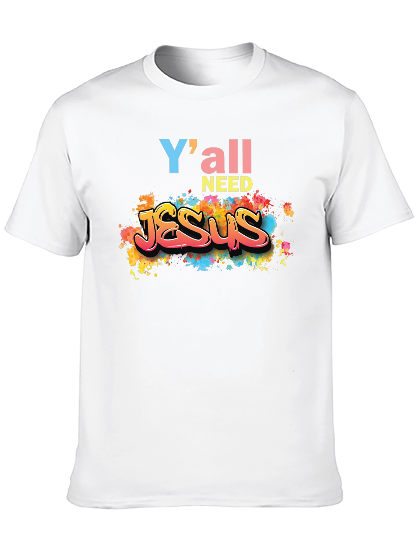 Yall Need Jesus Graphic Tee - Trendy Christian Apparel