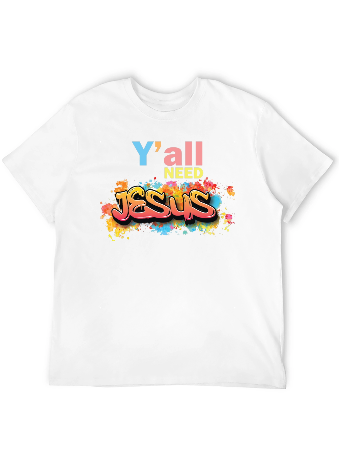 Yall Need Jesus Graphic Tee - Trendy Christian Apparel