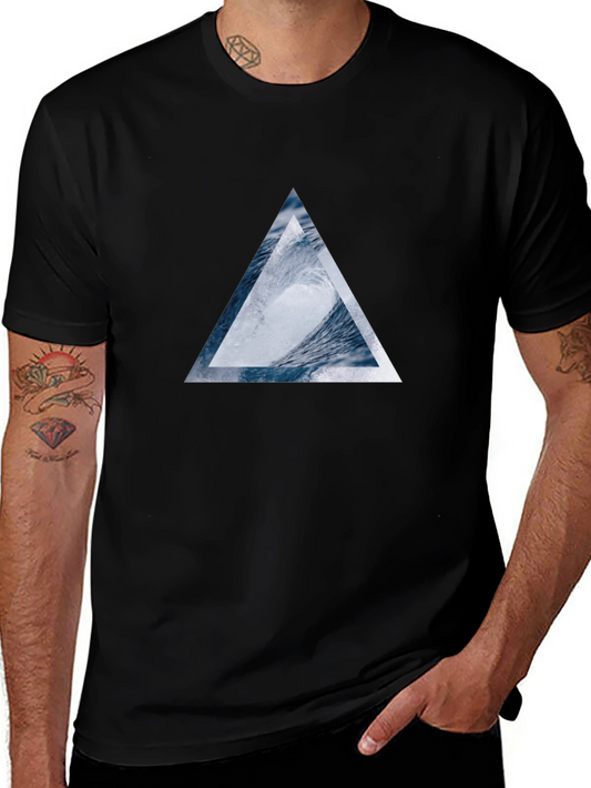 Triangle Wave T-Shirt - Black