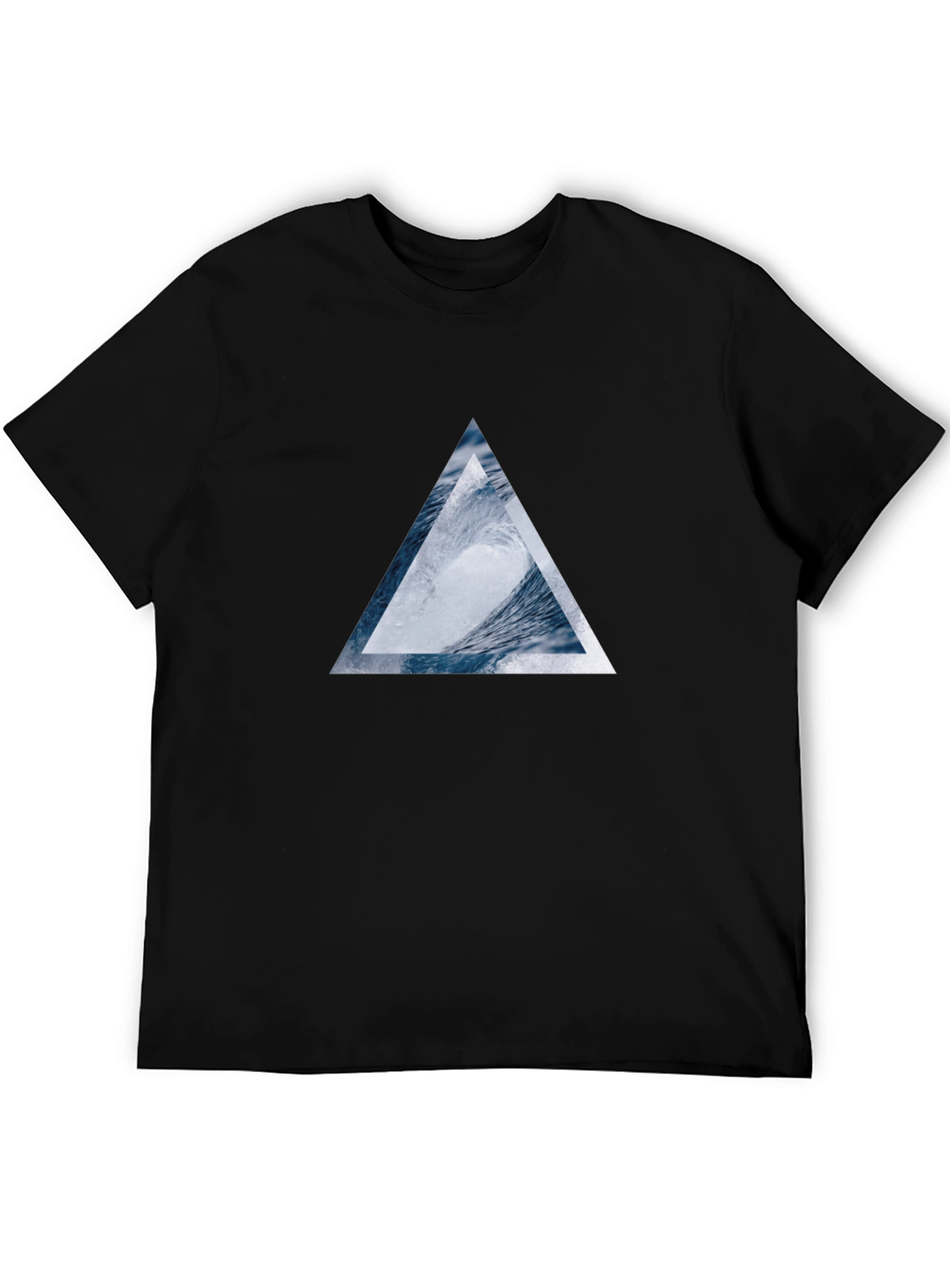 Triangle Wave T-Shirt - Black