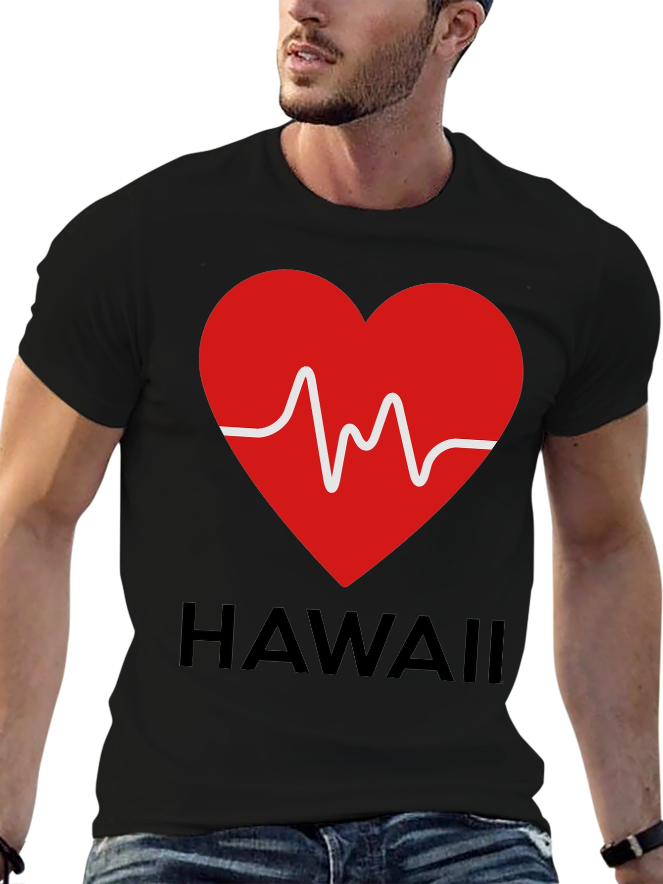 Hawaii Heartbeat Graphic Tee