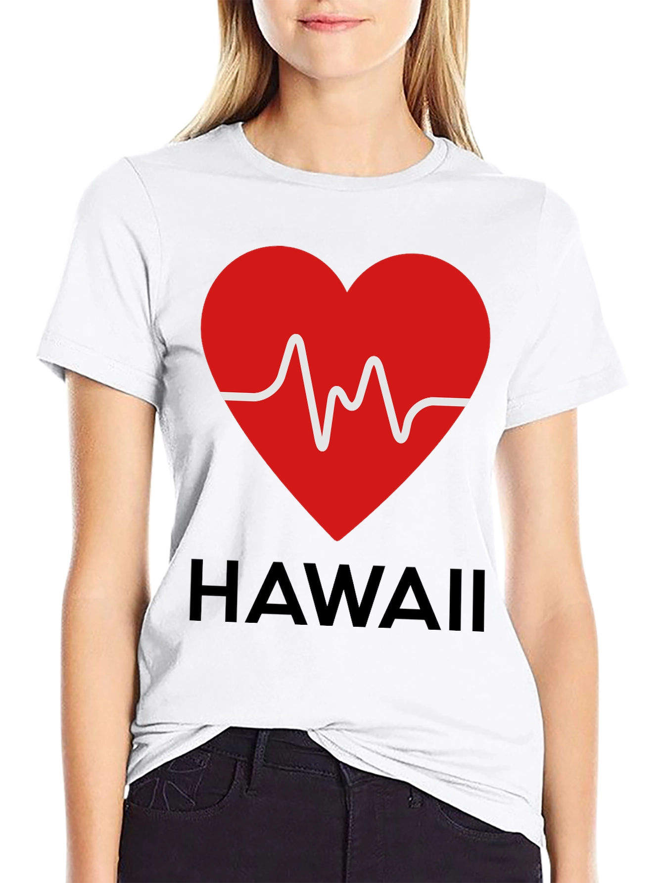 Hawaii Heartbeat Graphic Tee