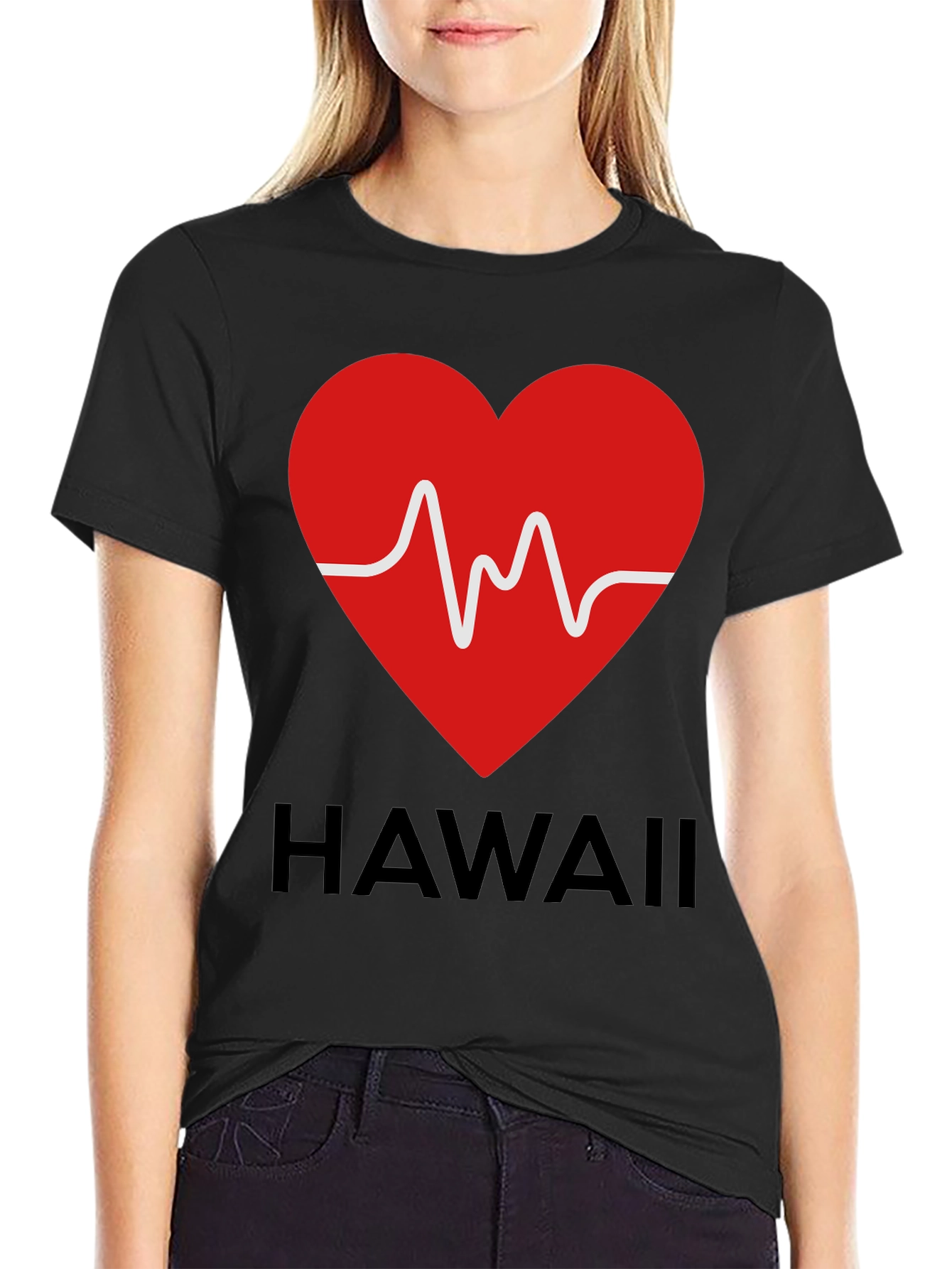 Hawaii Heartbeat Graphic Tee