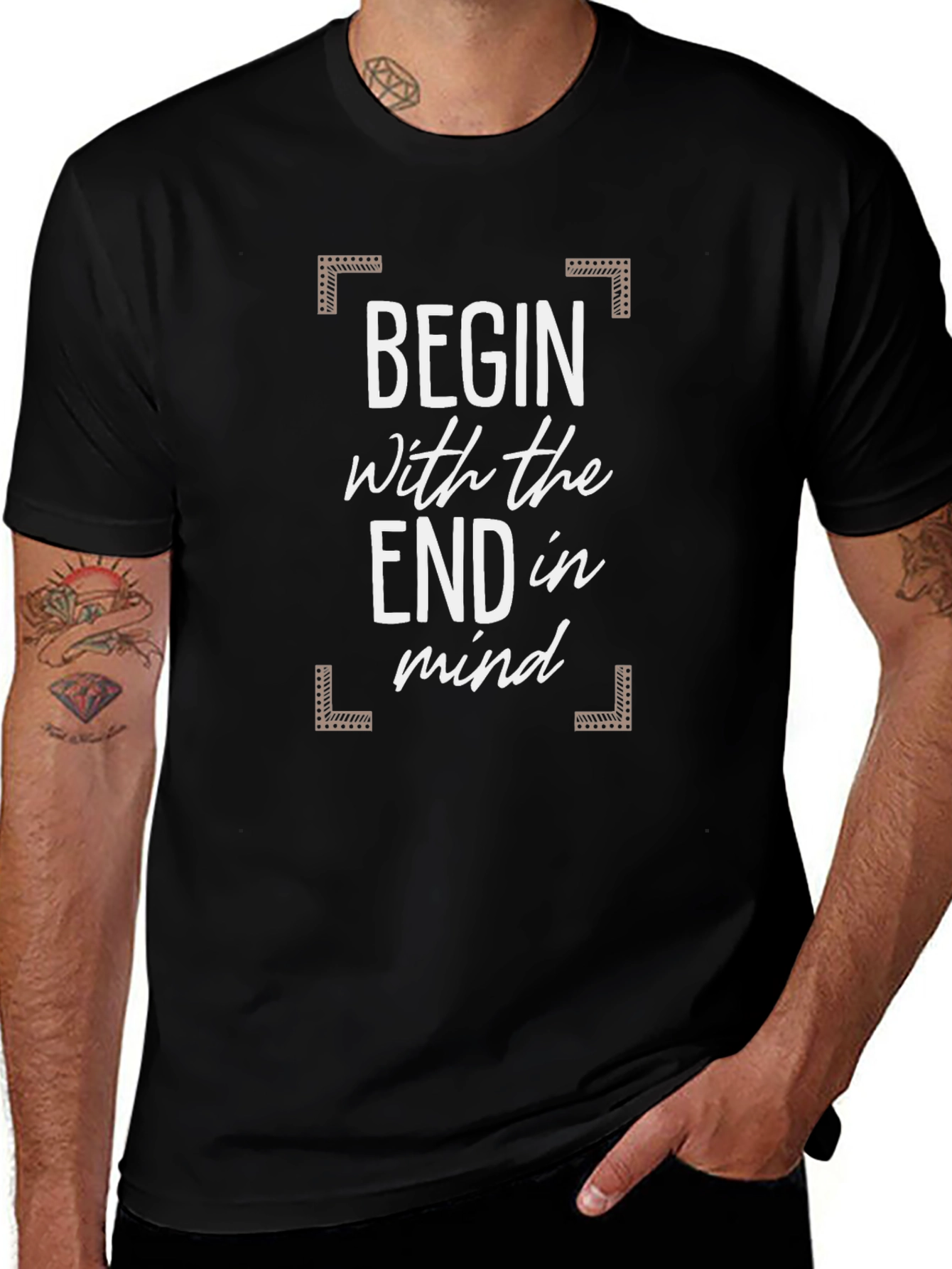 Begin with the End in Mind Graphic Tee