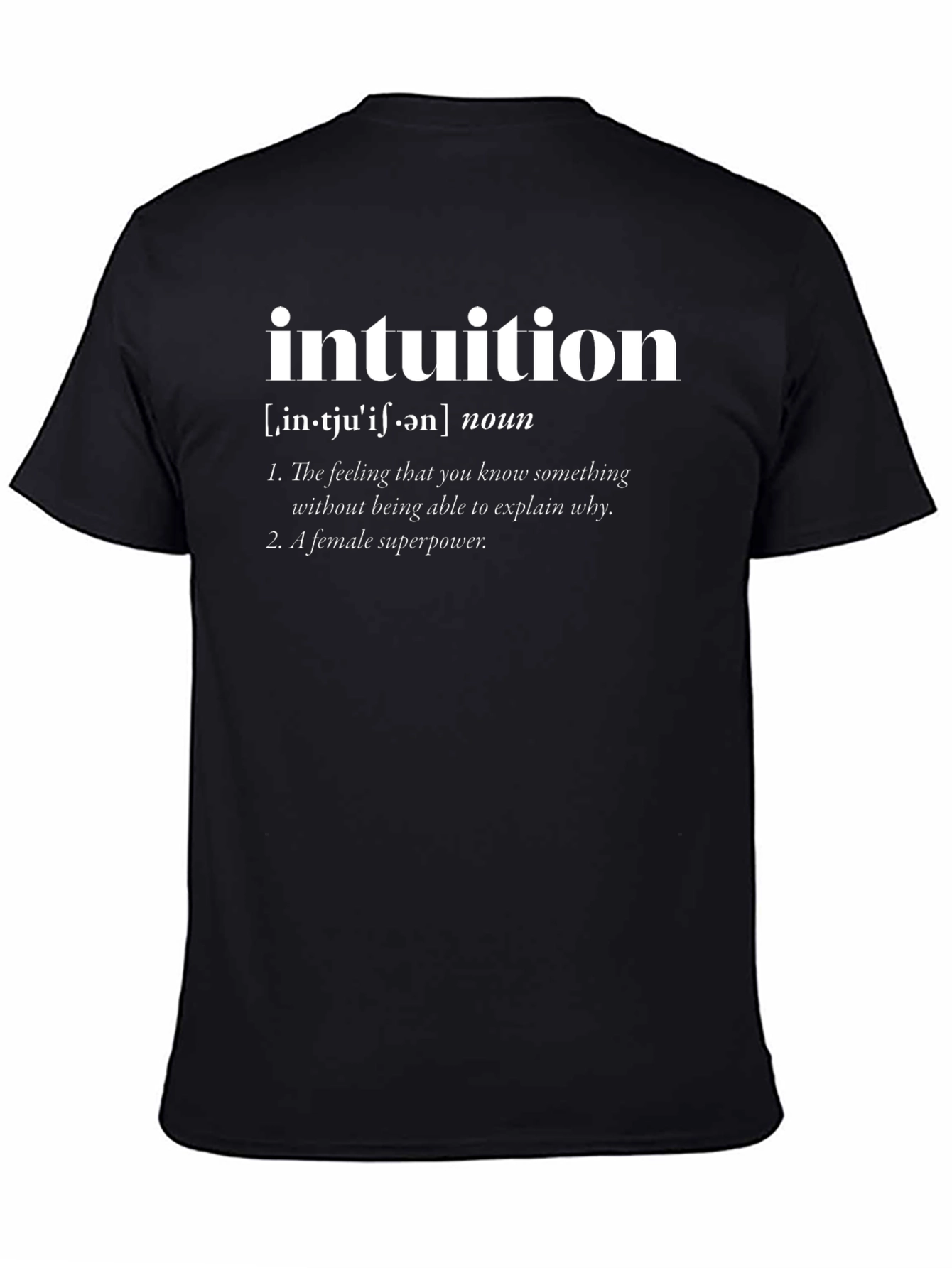 Intuition Definition Graphic Tee - Womens Superpower