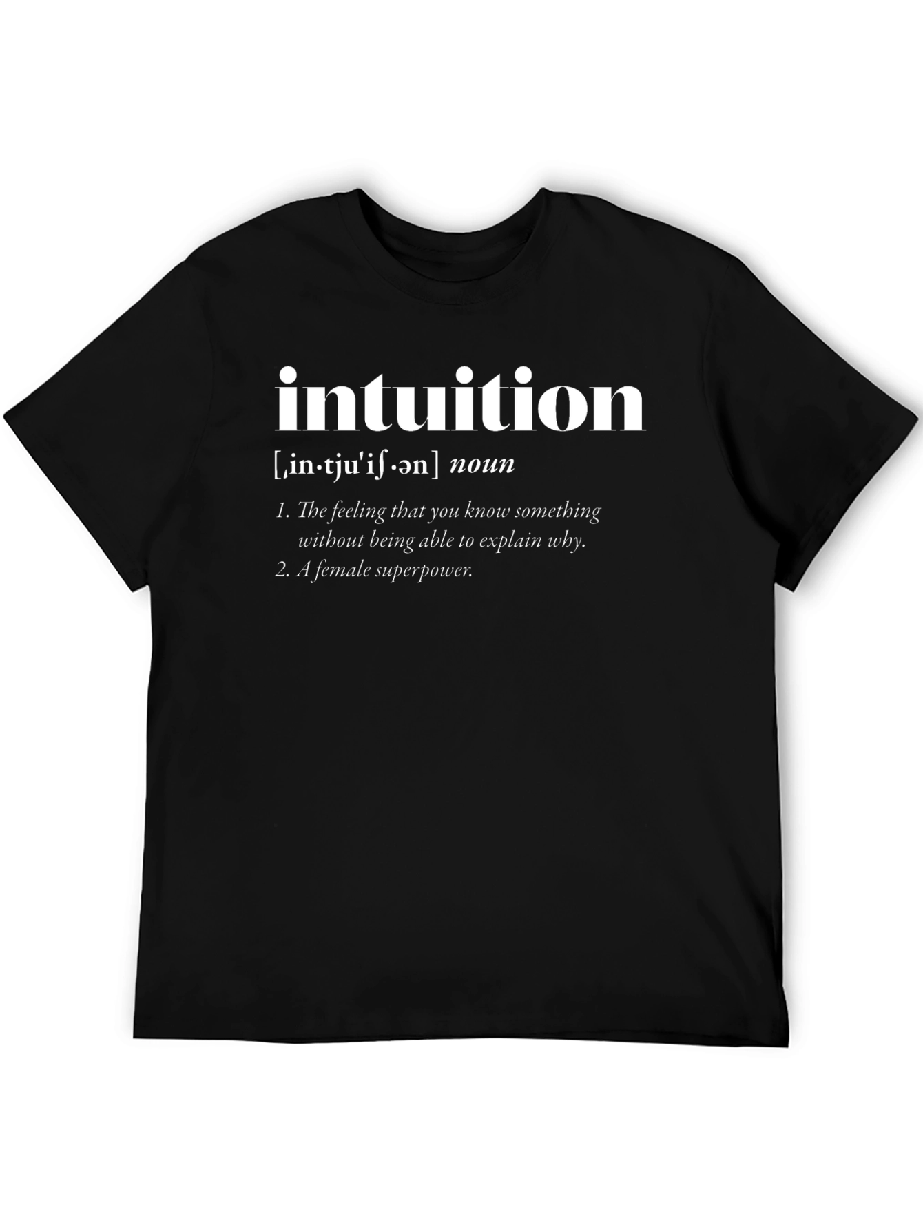 Intuition Definition Graphic Tee - Womens Superpower
