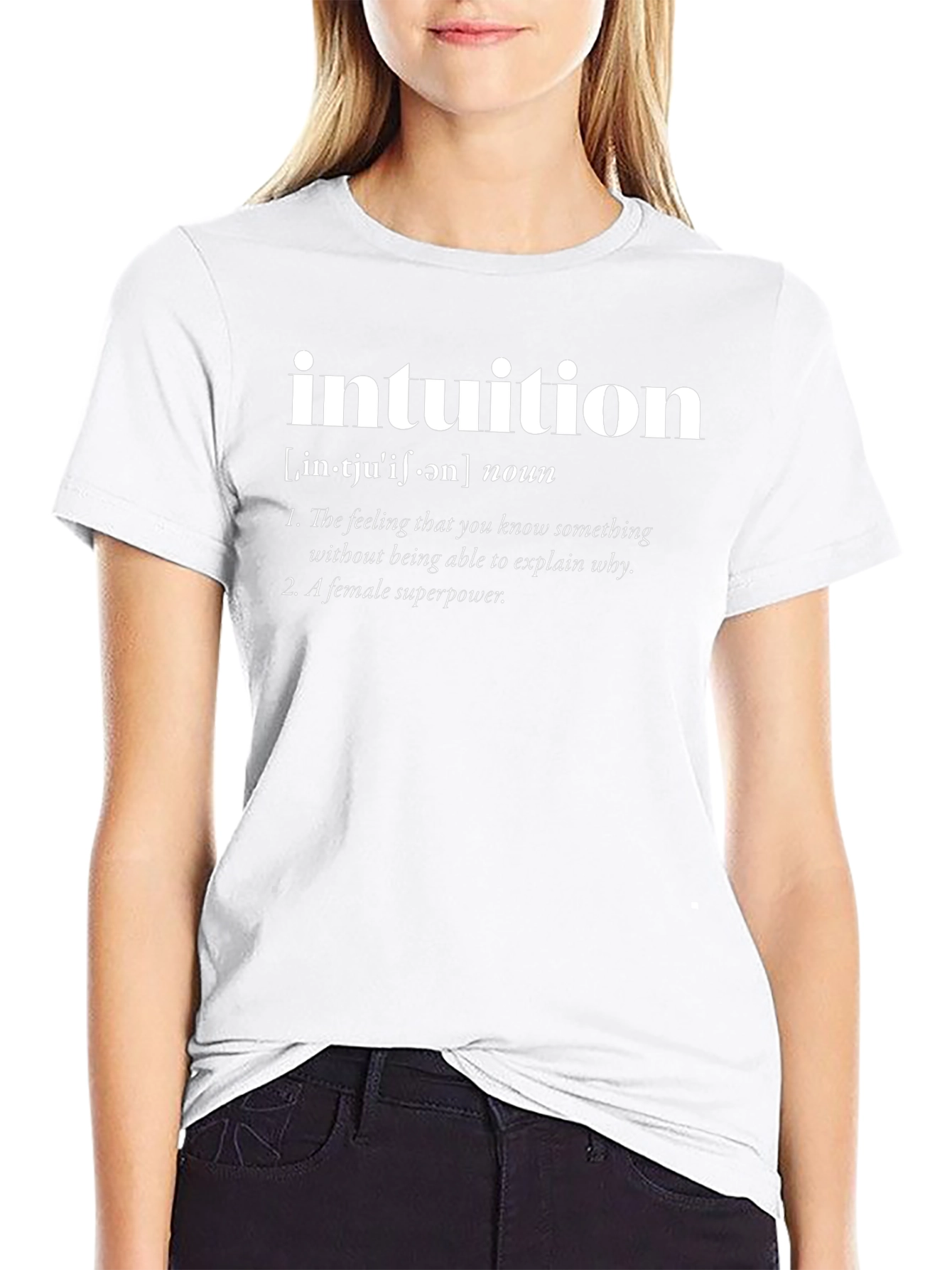 Intuition Definition Graphic Tee - Womens Superpower