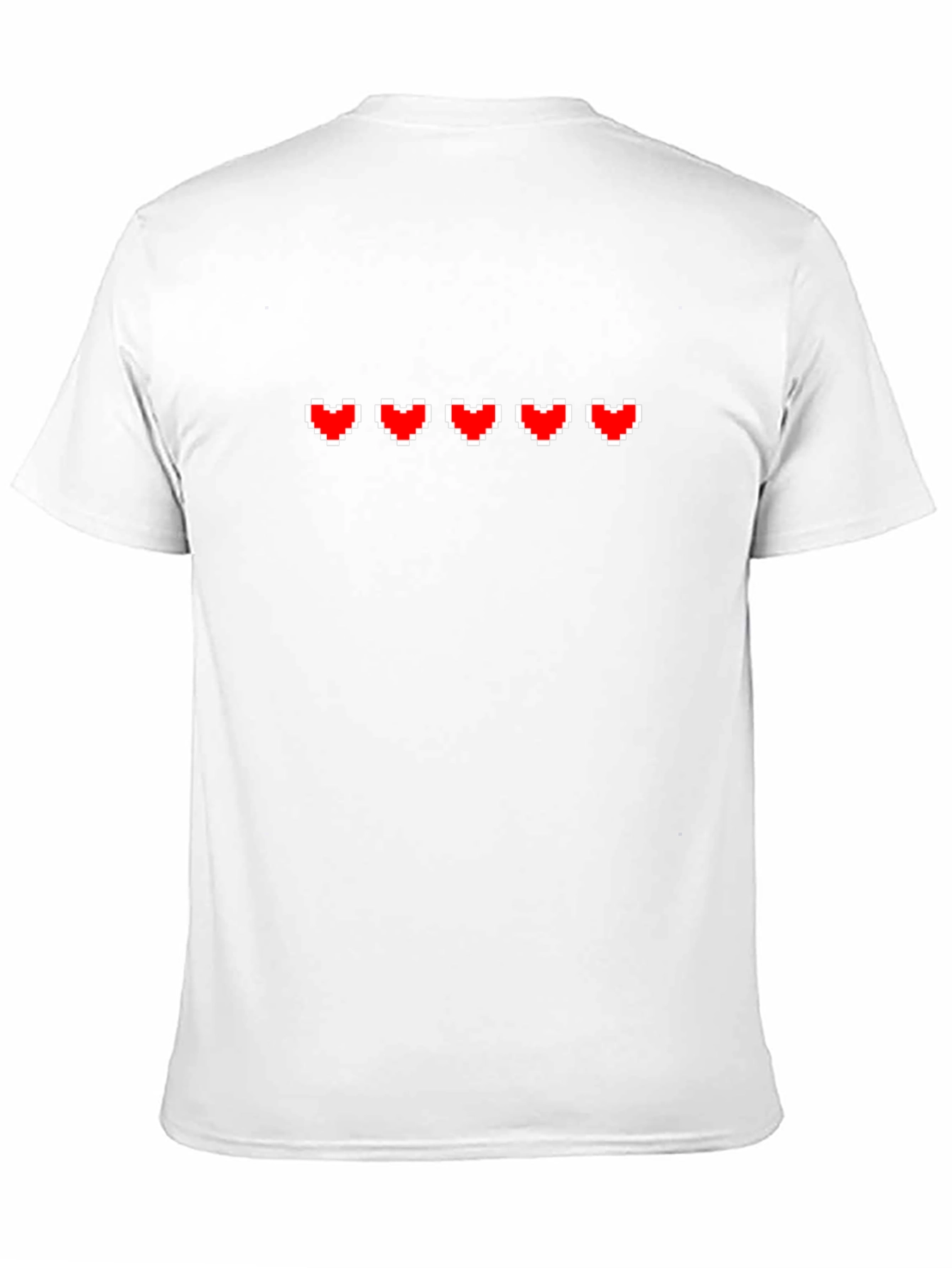 Pixel Heart Gamer T-Shirt - Black