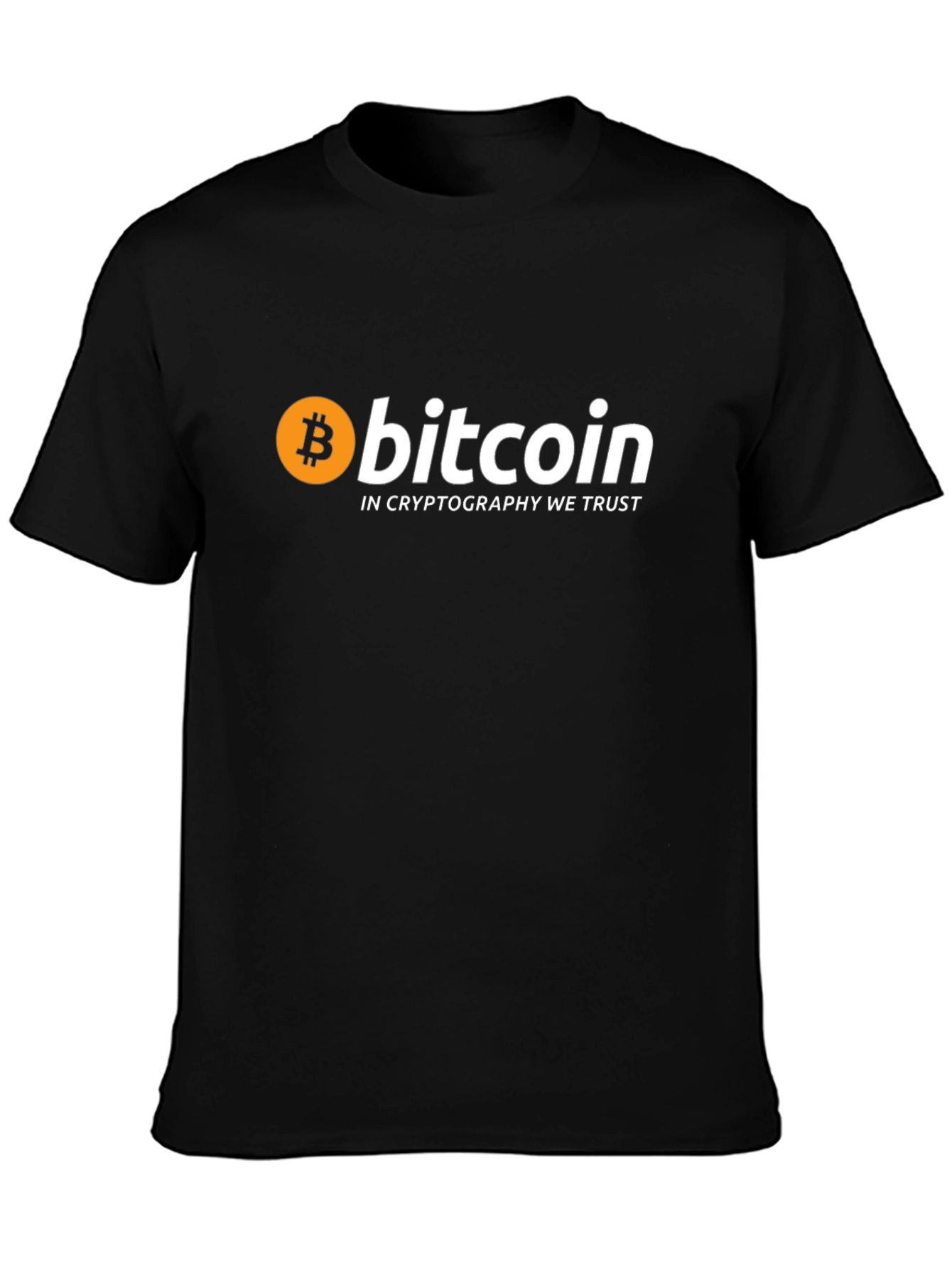 Bitcoin Crypto T-Shirt - In Cryptography We Trust!