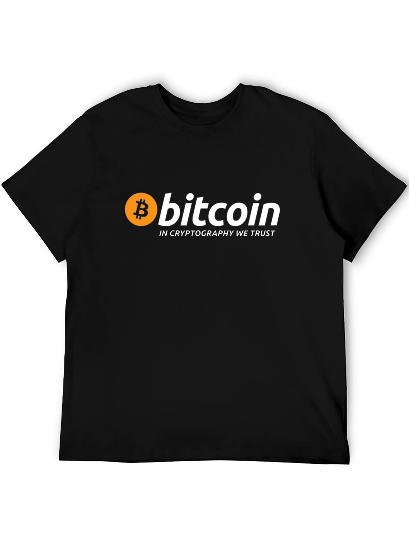 Bitcoin Crypto T-Shirt - In Cryptography We Trust!