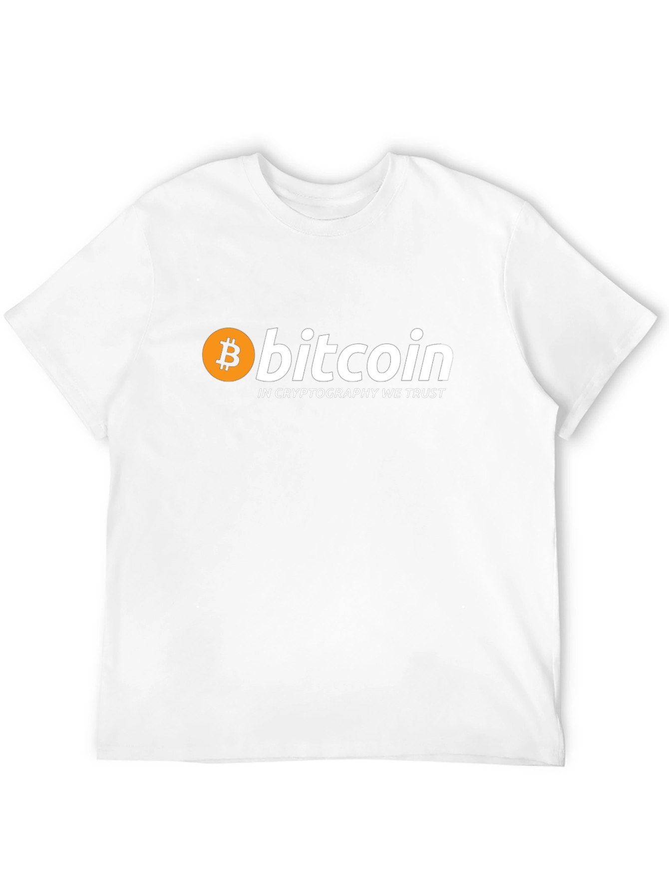 Bitcoin Crypto T-Shirt - In Cryptography We Trust!
