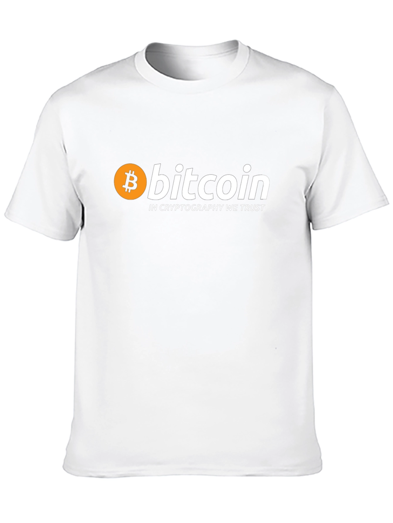 Bitcoin Crypto T-Shirt - In Cryptography We Trust!