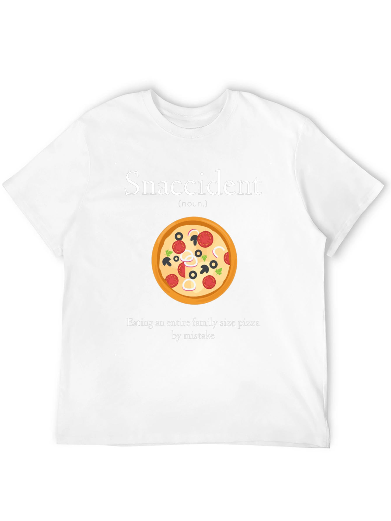 Snaccident Pizza Graphic T-Shirt