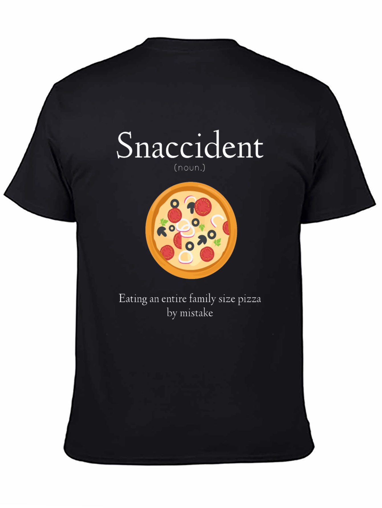 Snaccident Pizza Graphic T-Shirt