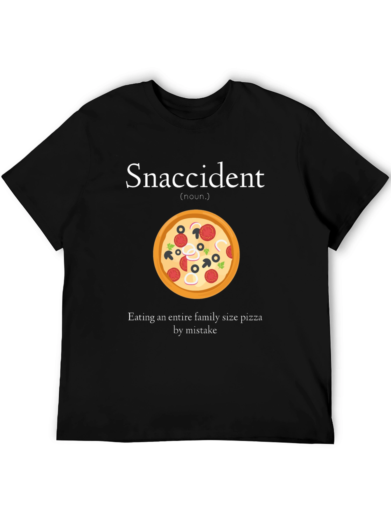 Snaccident Pizza Graphic T-Shirt