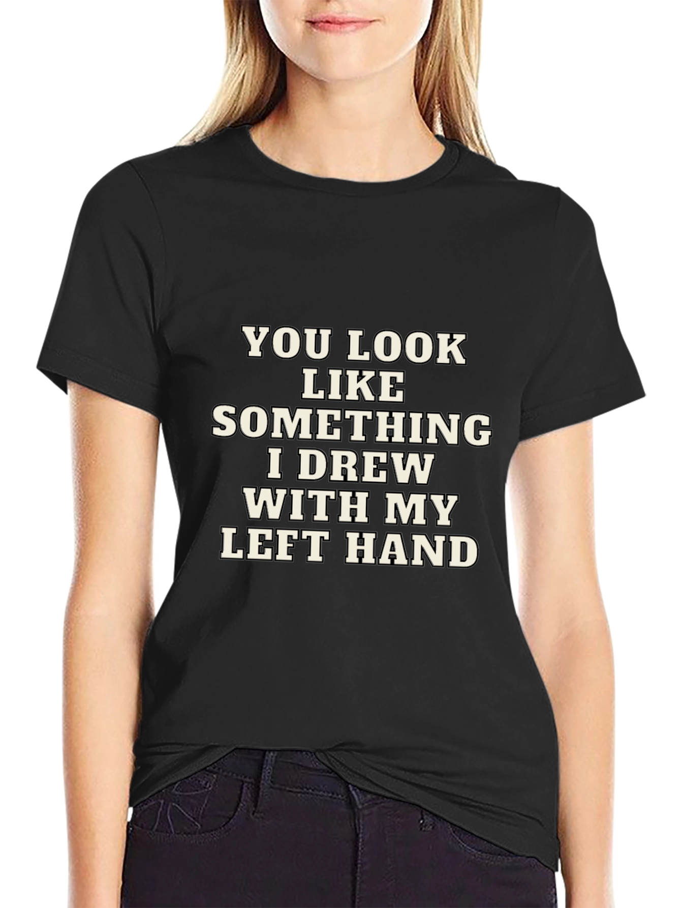 Funny Left-Handed Drawing T-Shirt