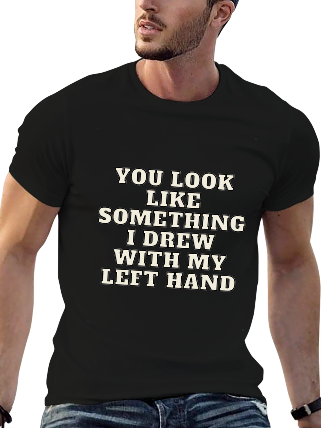 Funny Left-Handed Drawing T-Shirt