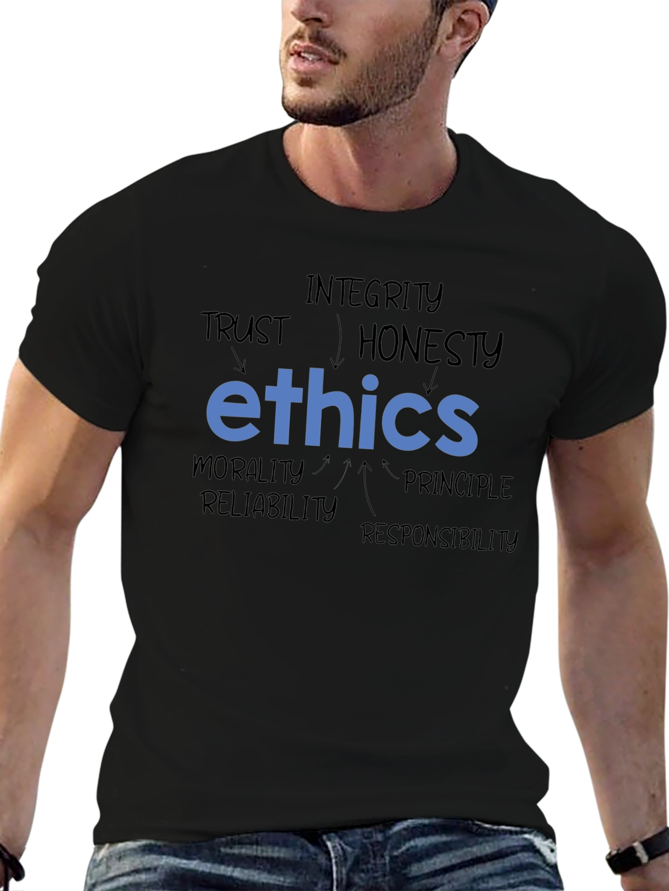 Ethics Values Graphic Tee - Integrity Honesty T-Shirt