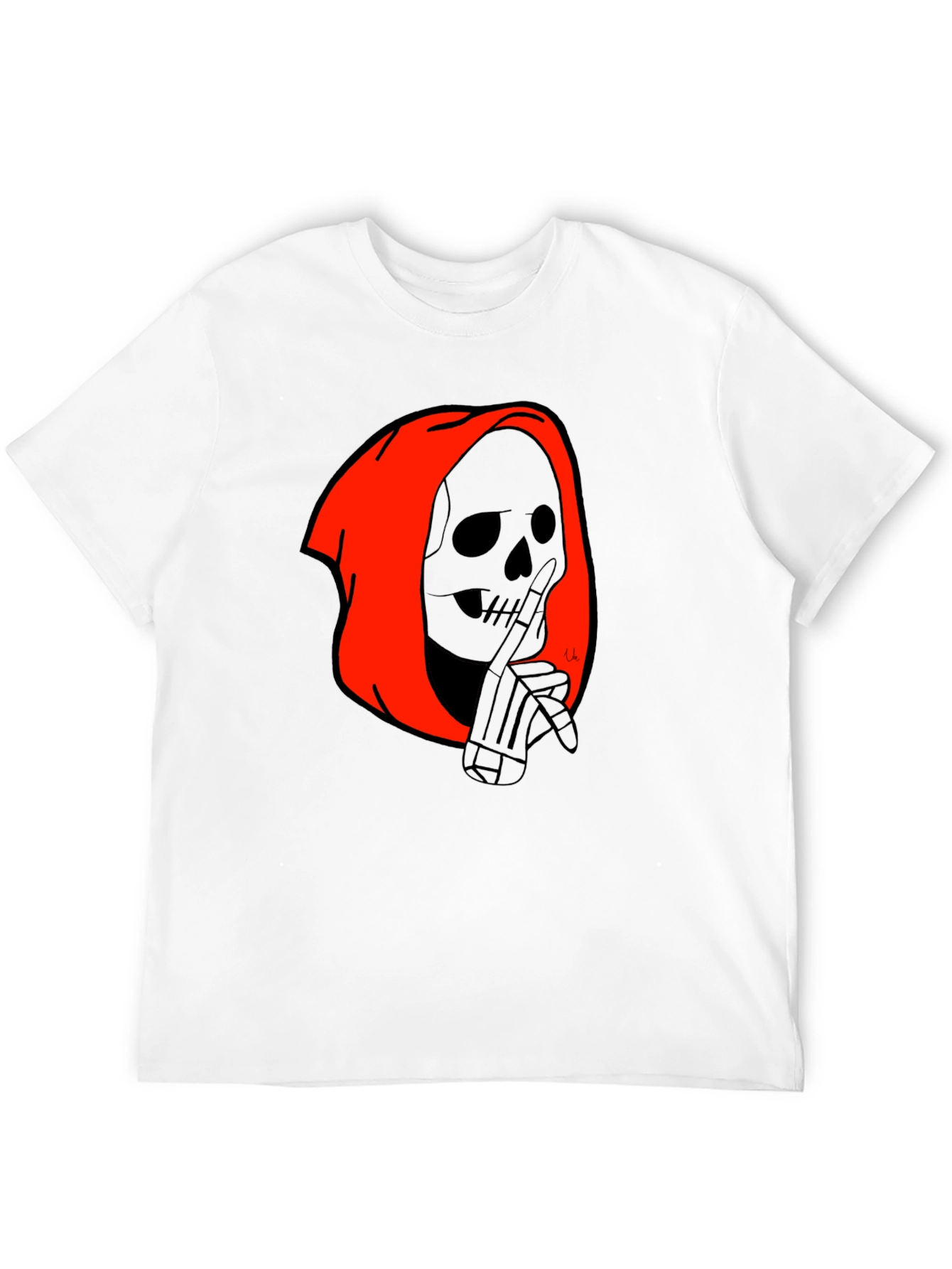 Grim Reaper Graphic Tee - Black