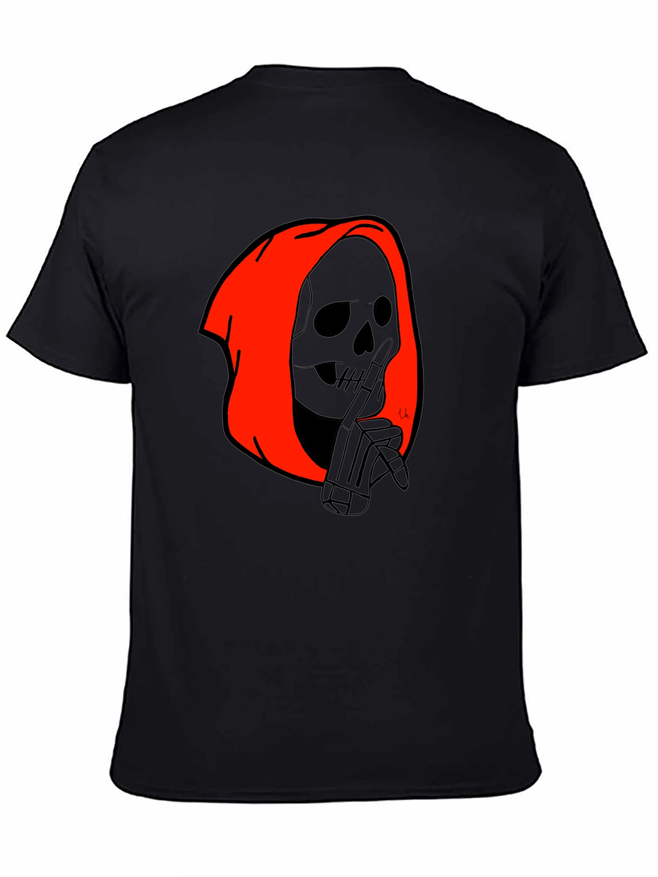Grim Reaper Graphic Tee - Black