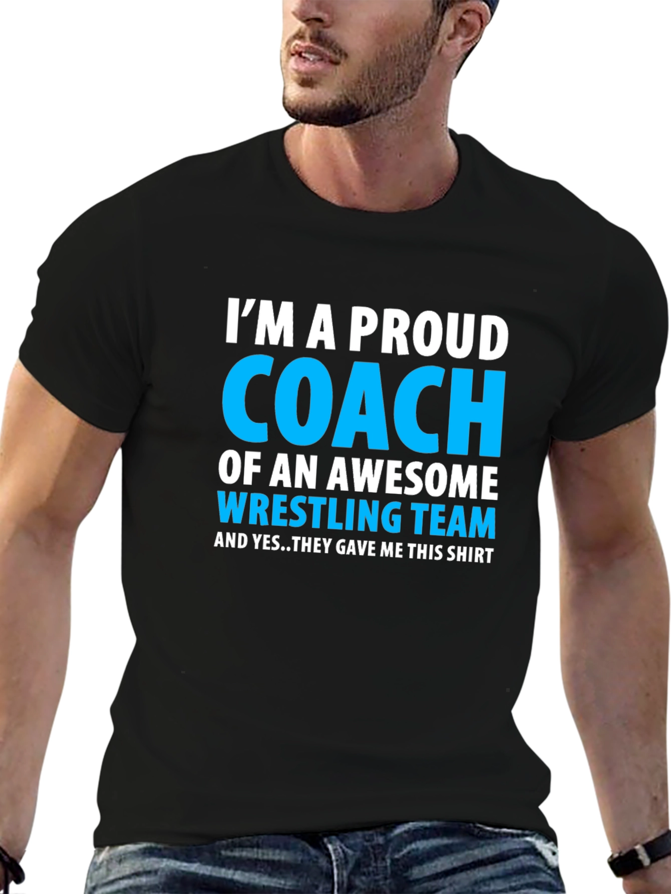 Proud Coach Wrestling Team T-Shirt