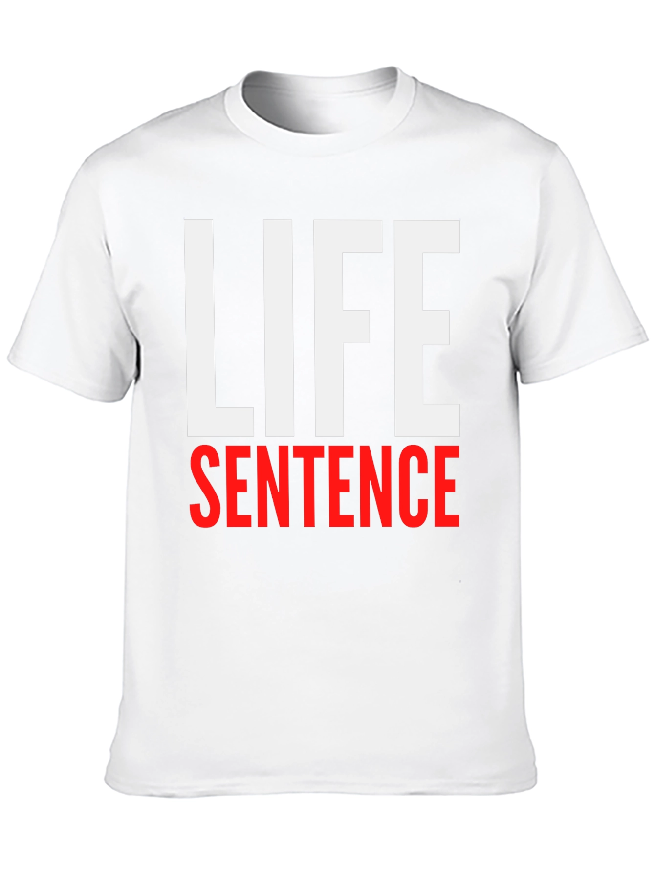 Life Sentence Graphic Print Black T-Shirt