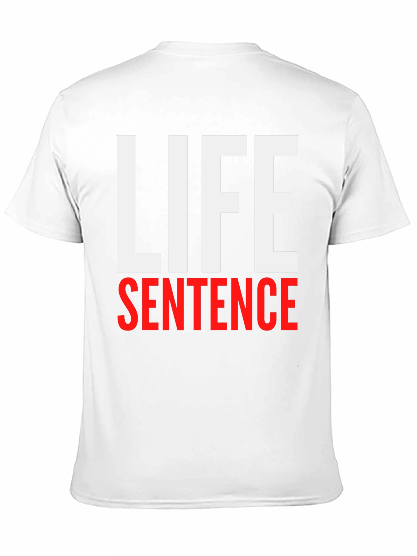 Life Sentence Graphic Print Black T-Shirt