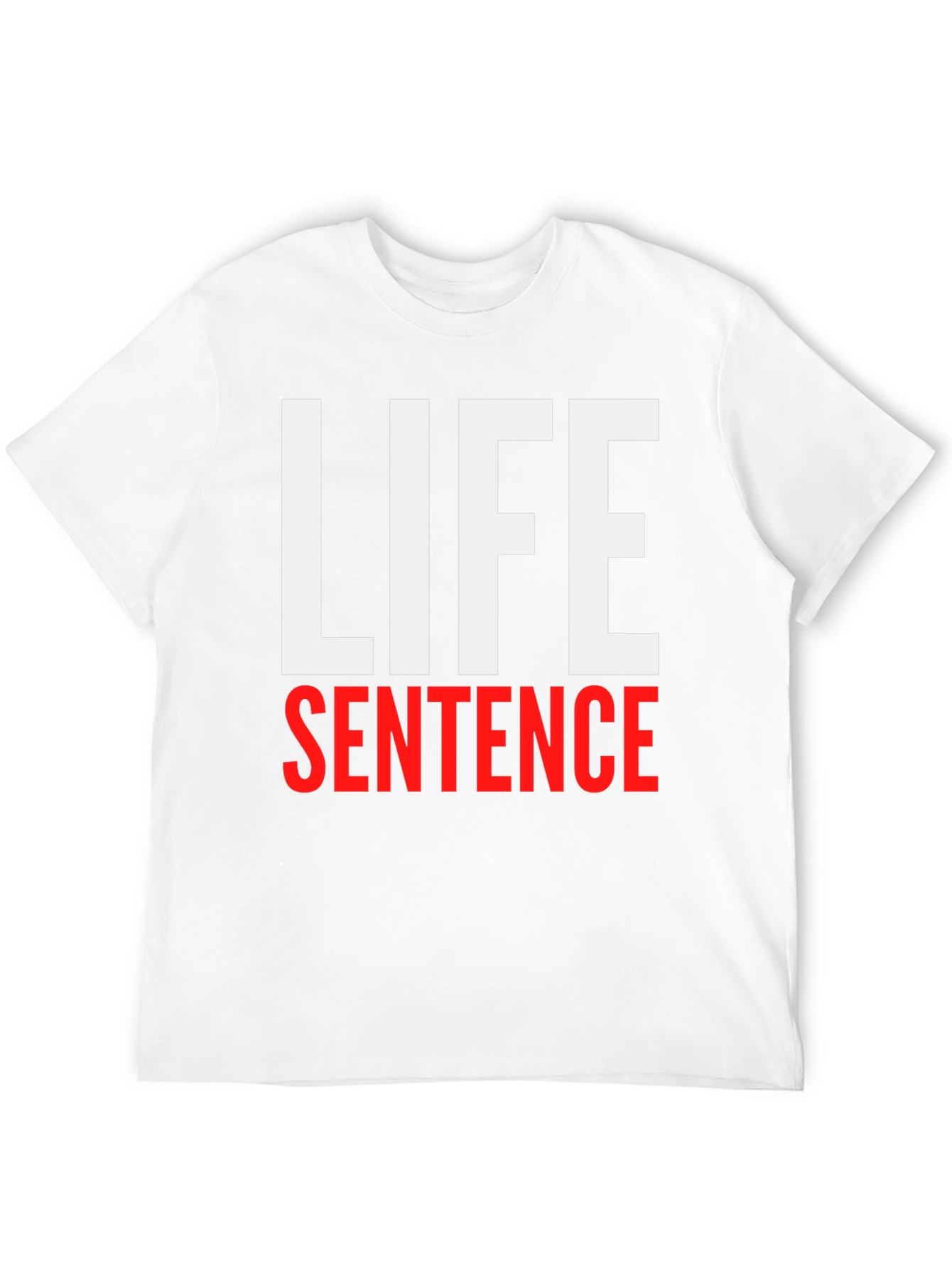 Life Sentence Graphic Print Black T-Shirt