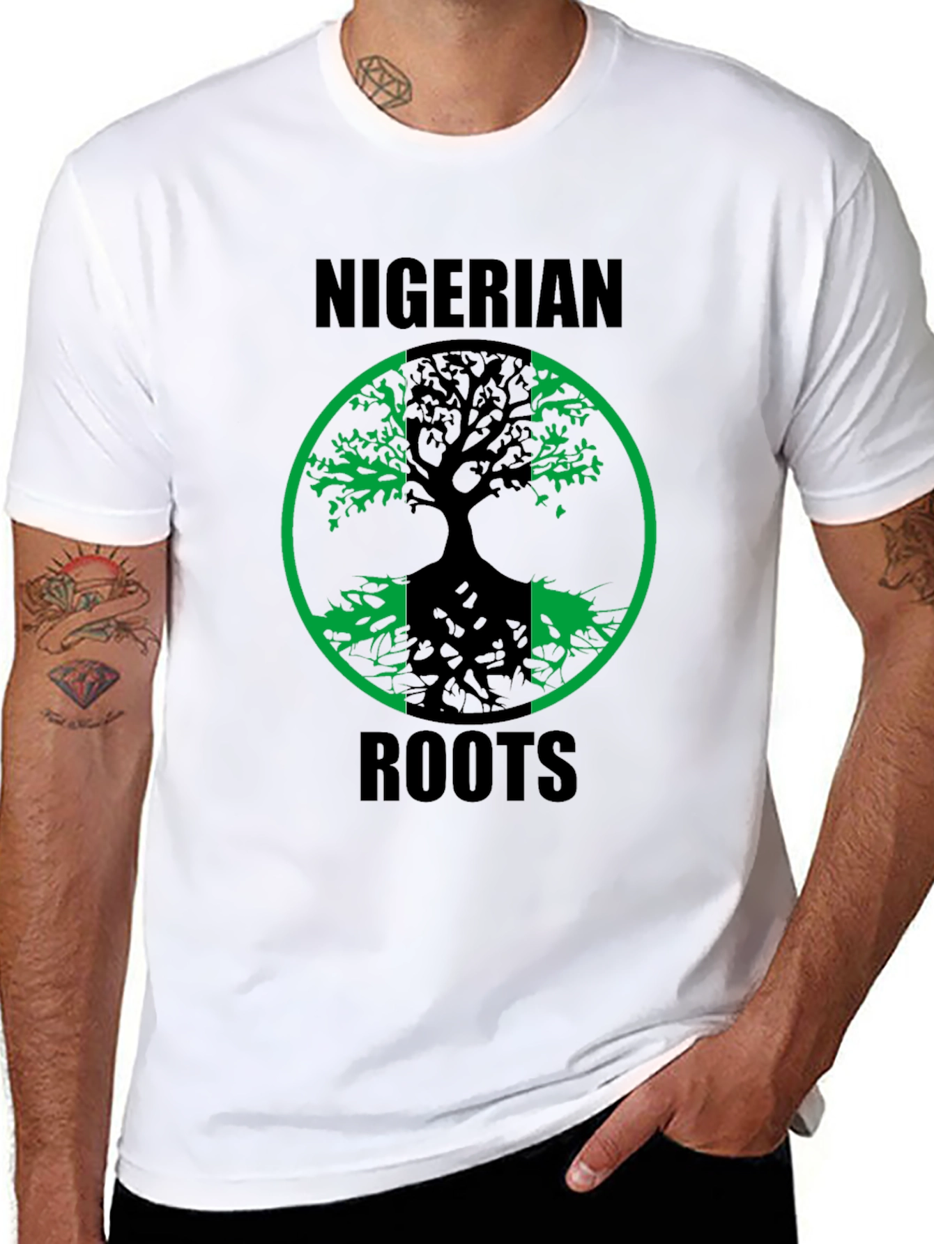 Nigerian Roots Graphic T-Shirt
